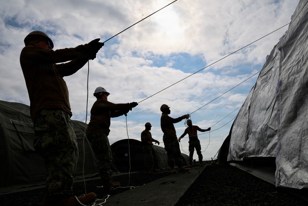 Seabees Establish Expeditionary Camp for Northern Viking 26