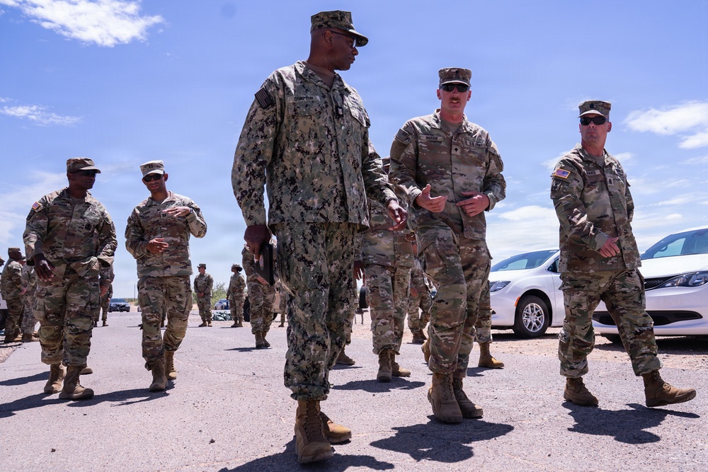 Senior enlisted leader for U.S. Central Command visits Fort Bliss