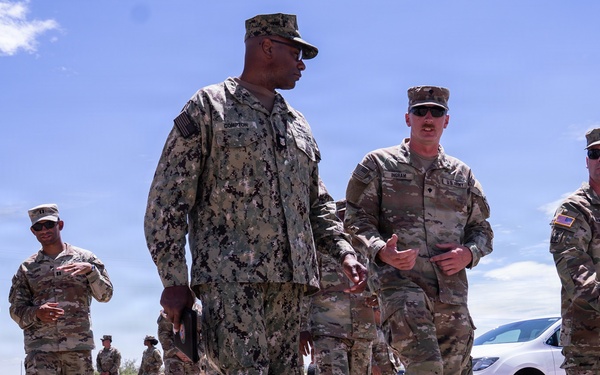 Senior enlisted leader for U.S. Central Command visits Fort Bliss