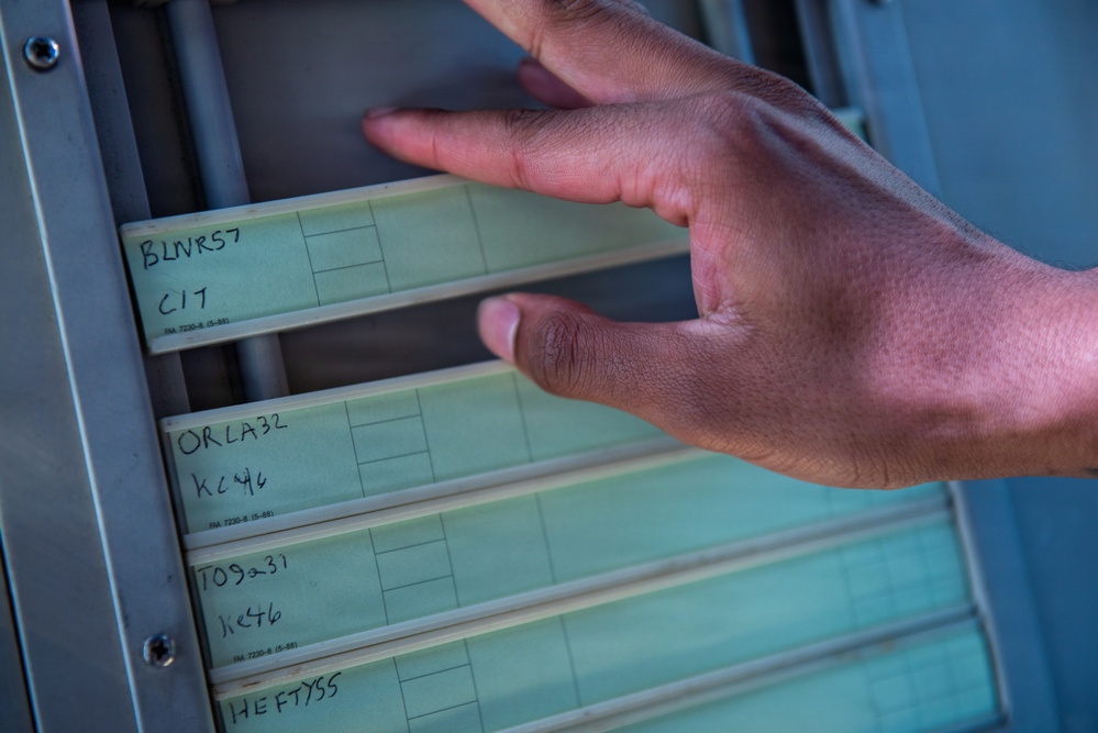 60th OSS Airmen operate mobile air traffic control tower