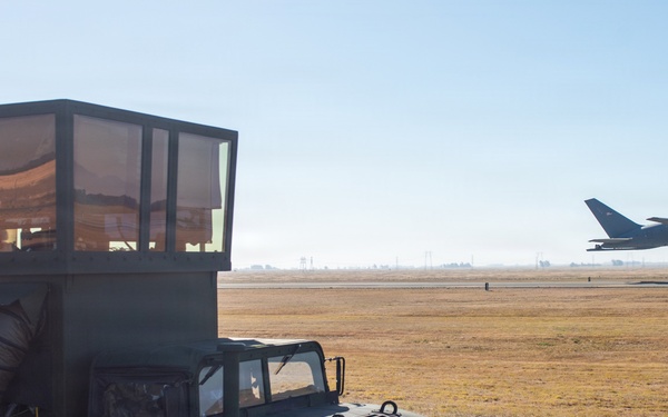 60th OSS Airmen operate mobile air traffic control tower