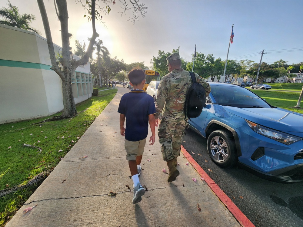 Fort Buchanan welcomes students for first day of DoWEA classes