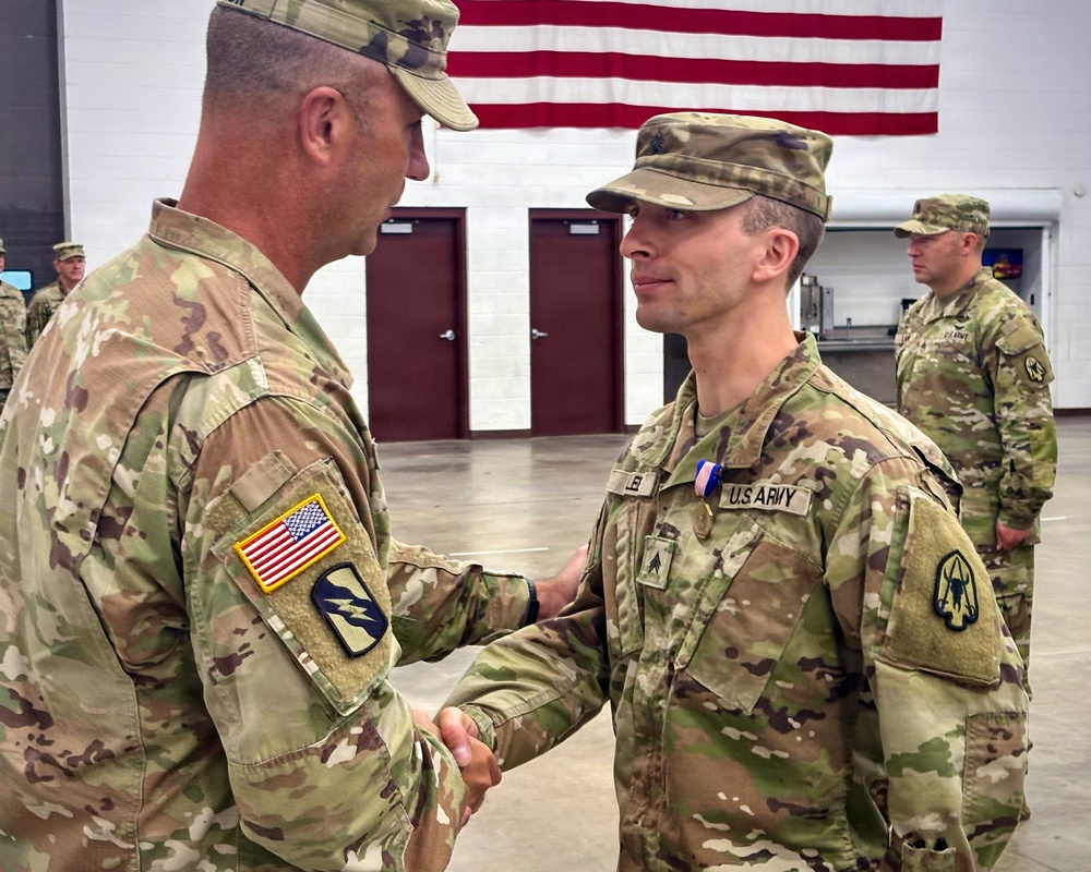 Montana National Guard Soldier Receives Soldier’s Medal