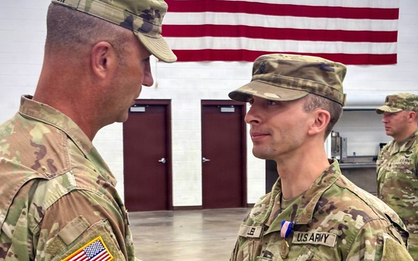 Montana National Guard Soldier Receives Soldier’s Medal