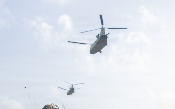 PANAMAX-26: V1/6, Partner forces conduct simulated air raid