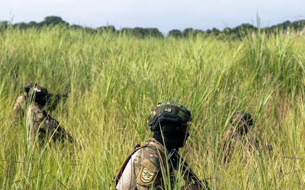 PANAMAX-26: V1/6, Partner forces conduct simulated air raid