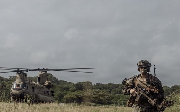 PANAMAX-26: V1/6, Partner forces conduct simulated air raid