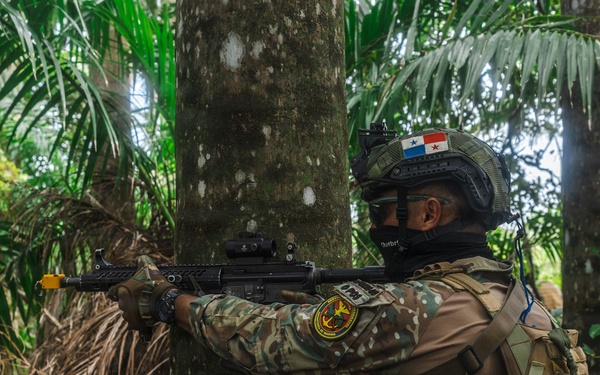 PANAMAX-26: V1/6, Partner forces conduct simulated air raid