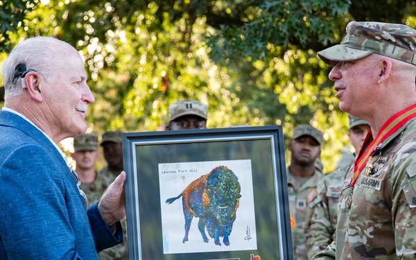 Command Sgt Maj. Garry Pruitt Recognized by City of Lawton Mayor