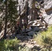 Summer Mountain Leaders Course 1-26 students test their repelling skill on Little Face