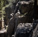 Summer Mountain Leaders Course 1-26 students test their repelling skill on Little Face