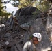 Summer Mountain Leaders Course 1-26 students test their repelling skill on Little Face
