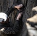 Summer Mountain Leaders Course 1-26 students test their repelling skill on Little Face