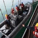 Ronald Reagan Sailors Perform a Rigid Hull Inflatable Boat Onload