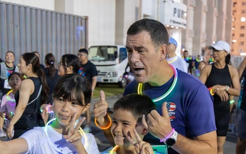 CFAY MWR Hosts Night Run