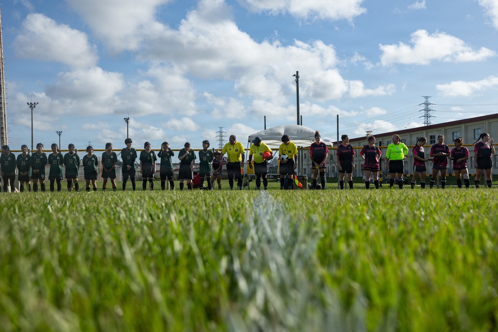 Camp Foster hosts exhibition soccer match with the community