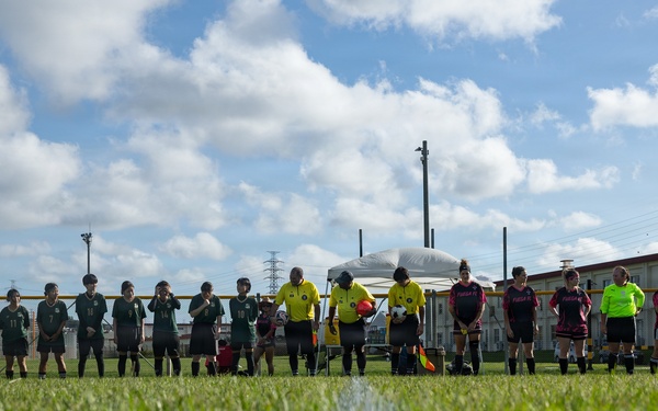Camp Foster hosts exhibition soccer match with the community