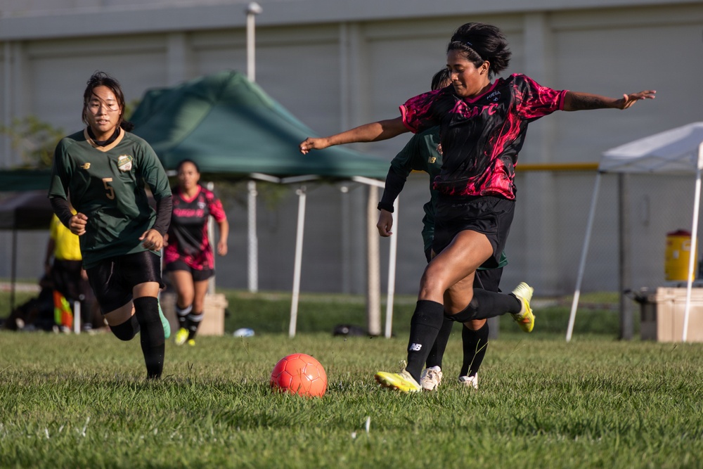 Camp Foster hosts exhibition soccer match with the community