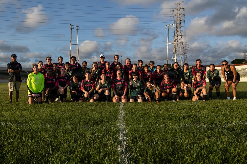 Camp Foster hosts exhibition soccer match with the community