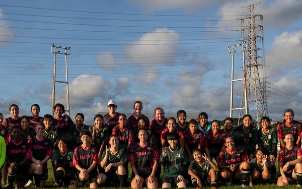 Camp Foster hosts exhibition soccer match with the community