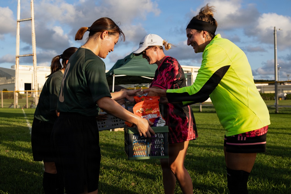 Camp Foster hosts exhibition soccer match with the community