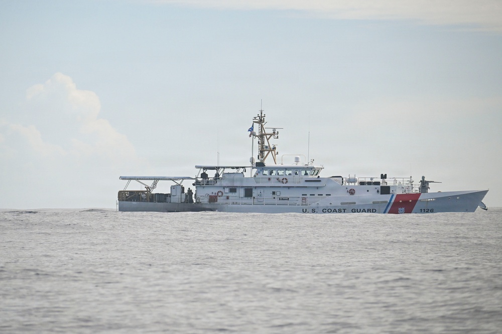 USCGC Joseph Gerczak operates in the Pacific Ocean