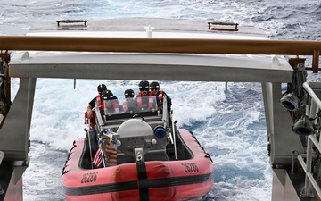 USCGC Joseph Gerczak operates in the Pacific Ocean