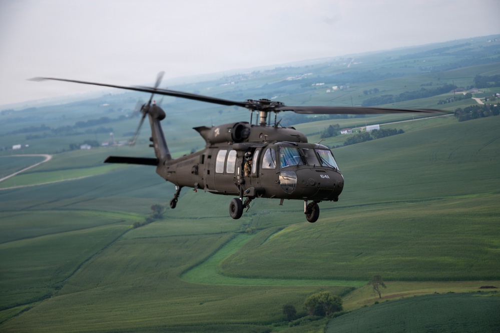 Iowa National Guard conducts Field of Dreams Flyover 2026
