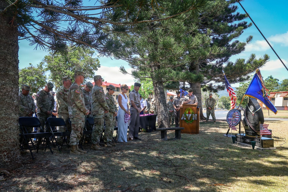 25th CAB holds Blackjack 556, Ozzie 72, and Army Aircraft #96-26699 Remembrance Ceremony