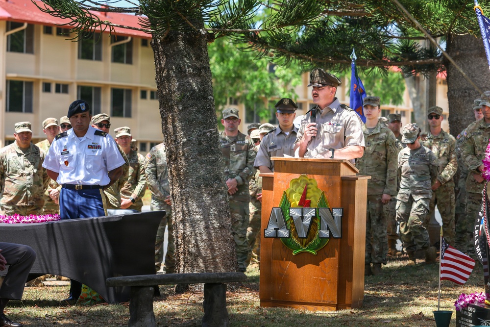 25th CAB holds Blackjack 556, Ozzie 72, and Army Aircraft #96-26699 Remembrance Ceremony