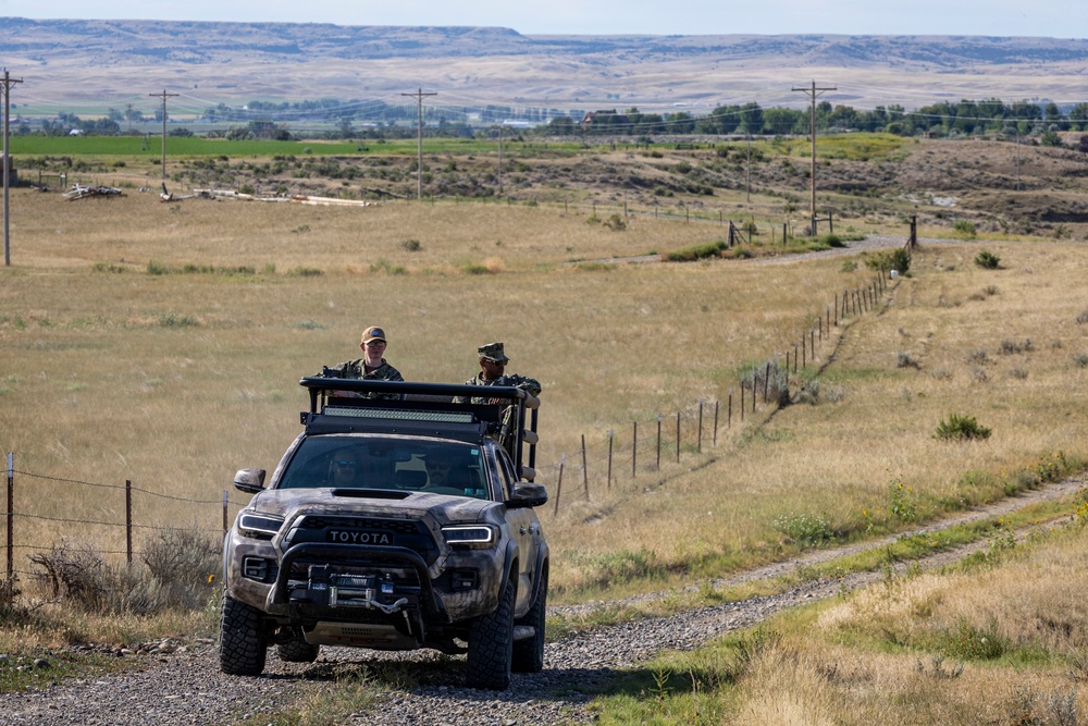 Navy Sailors Tour Montana Ranch