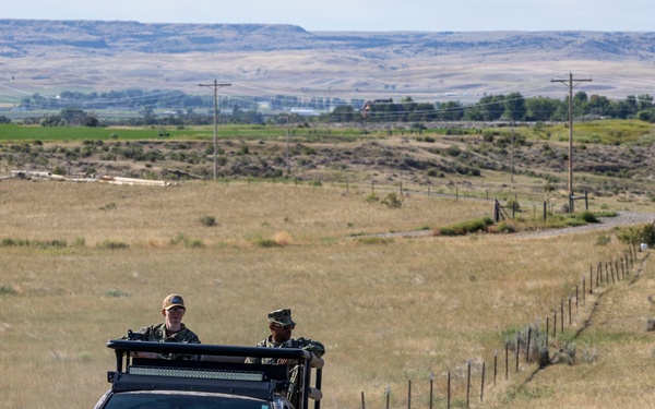 Navy Sailors Tour Montana Ranch