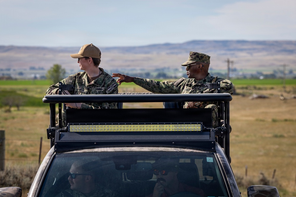 Navy Sailors Tour Montana Ranch