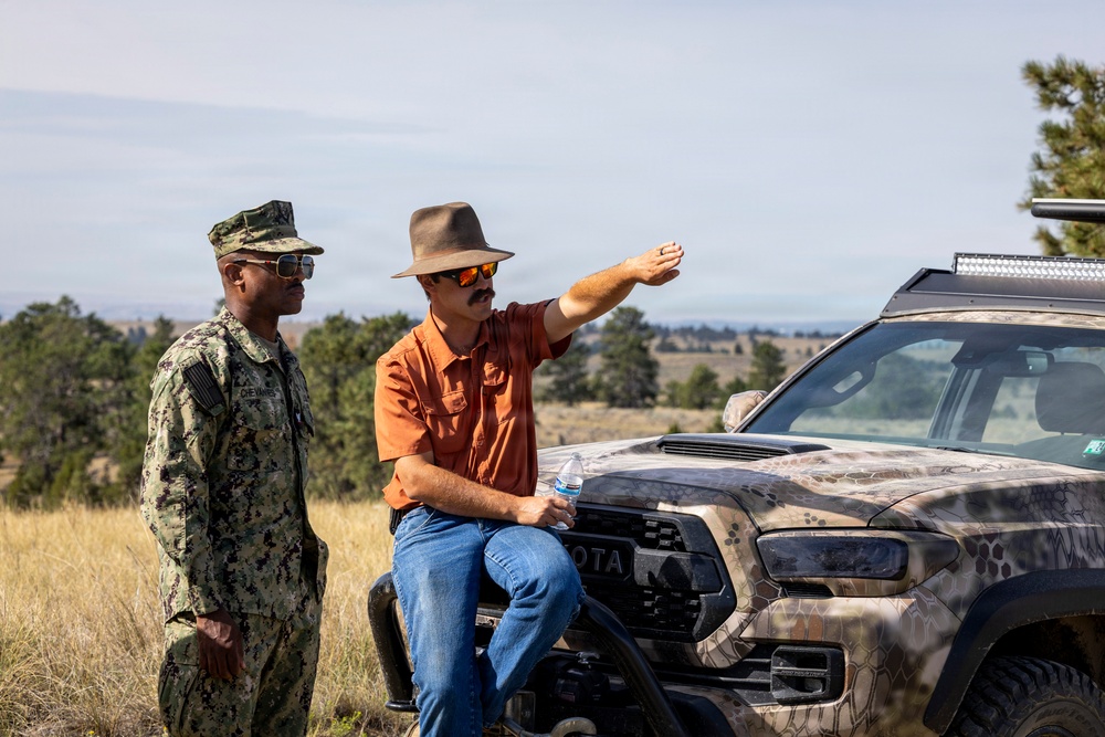 Navy Sailors Tour Montana Ranch