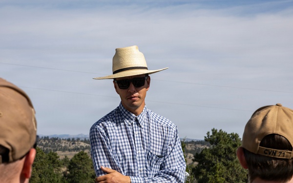 Navy Sailors Tour Montana Ranch