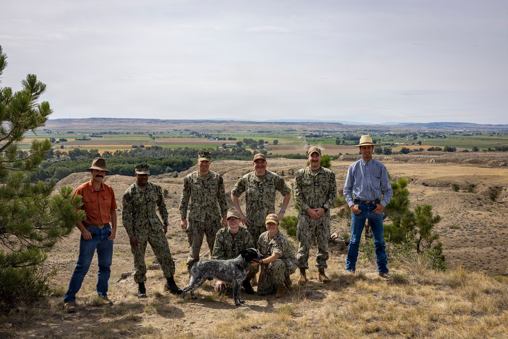 Navy Sailors Tour Montana Ranch