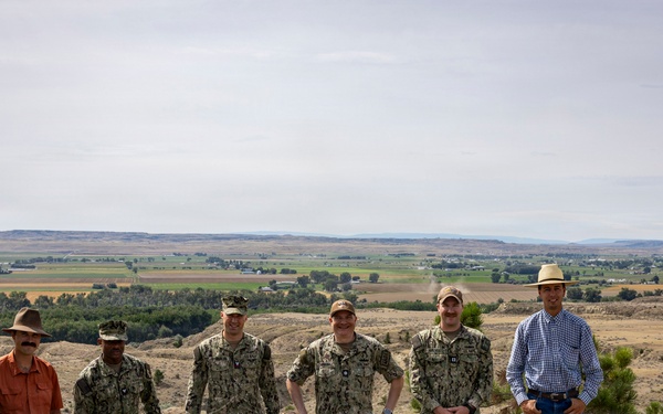 Navy Sailors Tour Montana Ranch