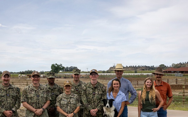 Navy Sailors Tour Montana Ranch