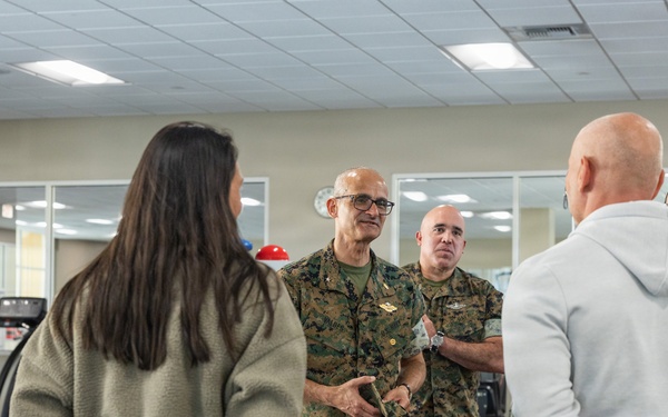 Medical Officer of the Marine Corps visits MCRD San Diego