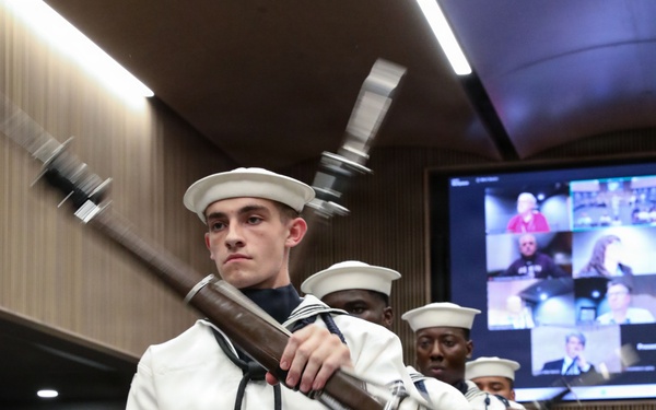 U.S. Ceremonial Guard performs at Billings City Council