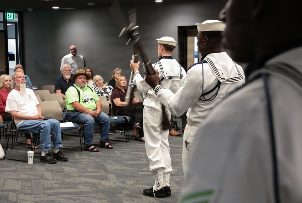 U.S. Ceremonial Guard performs at Billings City Council