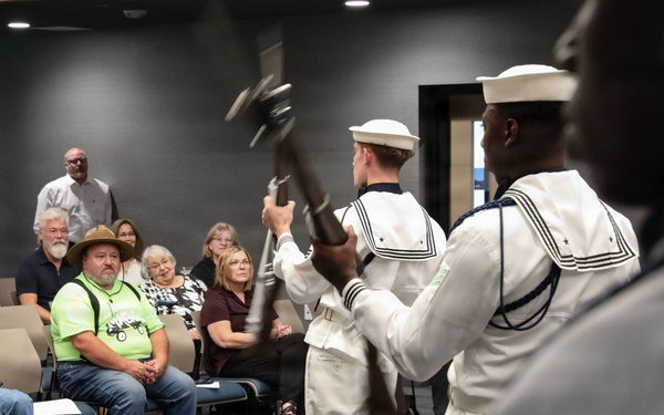U.S. Ceremonial Guard performs at Billings City Council