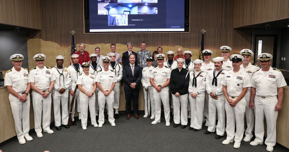 U.S. Ceremonial Guard performs at Billings City Council