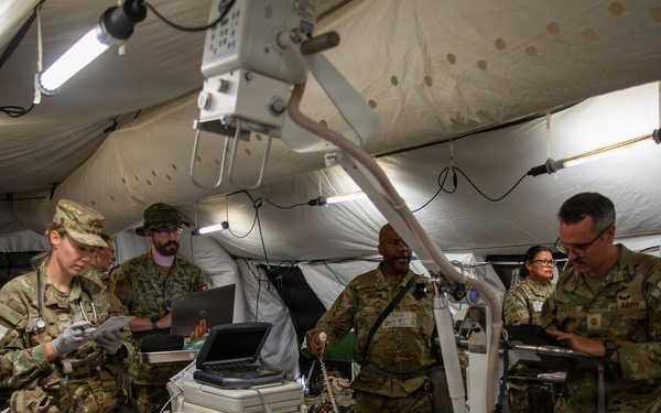 325th Field Hospital responds to simulated mass casualty event during Operation Bold Eagle's Exercise Global Medic 2026