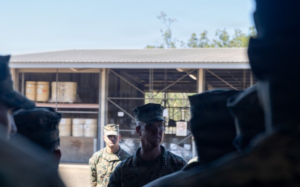 Commandant of the Marine Corps visits MRF-D Marines