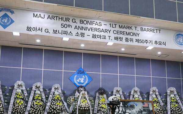 MAJ Bonifas &amp; 1LT Barrett 50th Commemoration Ceremony