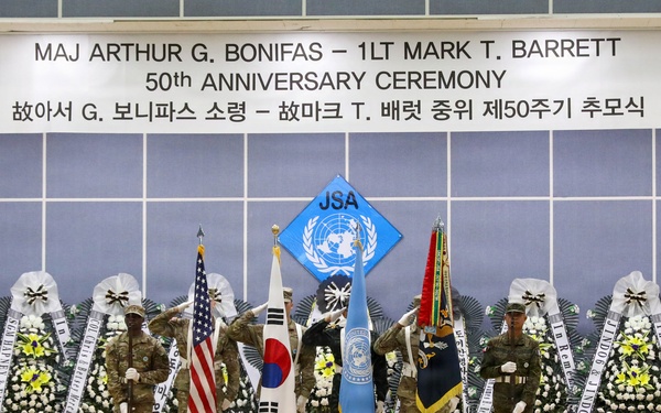 MAJ Bonifas &amp; 1LT Barrett 50th Commemoration Ceremony