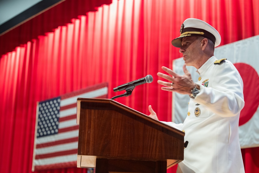 Submarine Group 7 holds Change of Command