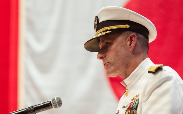 Submarine Group 7 holds Change of Command