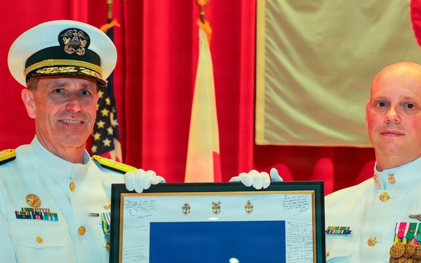 Submarine Group 7 holds Change of Command